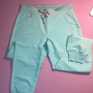 XS/P Zamora Figs Joggers-Fresh Aqua